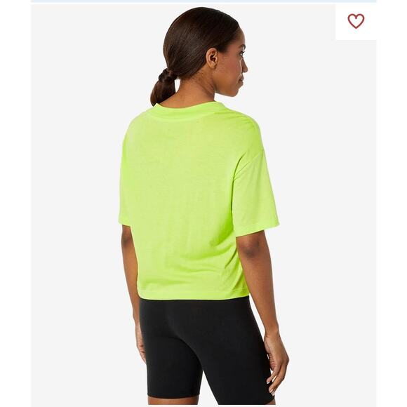 The North Face Sharp Green Half Dome Cropped Short Sleeve T-Shirt Tee Medium NWT - Picture 2 of 5